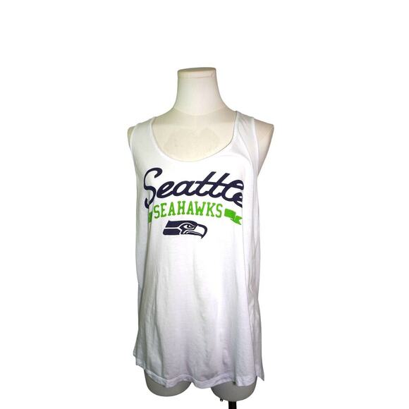 Women's Touch Seahawk Cotton Tank - Size XL - Picture 1 of 5